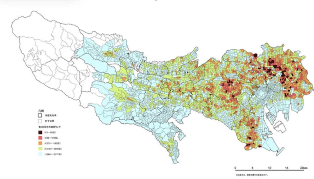 ​ハザードマップ例
